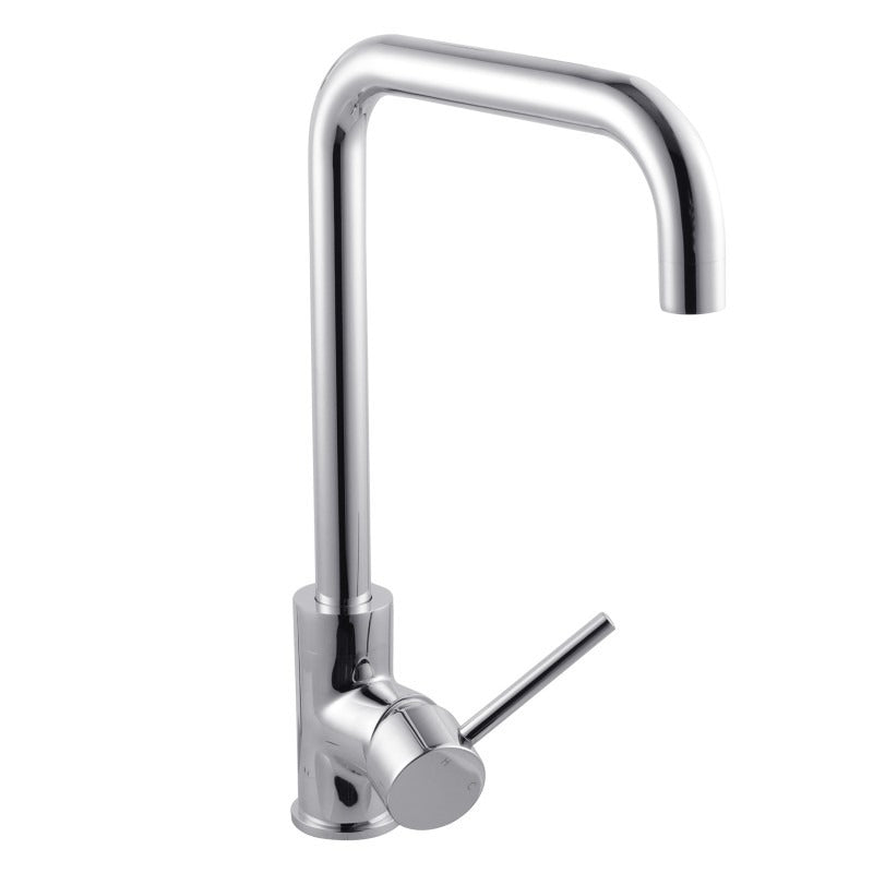 Aquaperla Round Chrome Swivel Kitchen Sink Mixer Tap