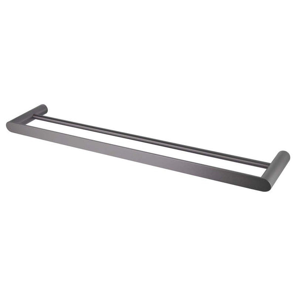 Rumia Gunmetal Grey Double Towel Rail 600mm Stainless Steel 304 Wall Mounted