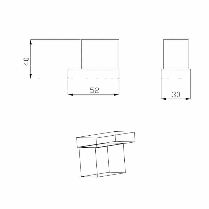 Zen Robe Hook Matt Black