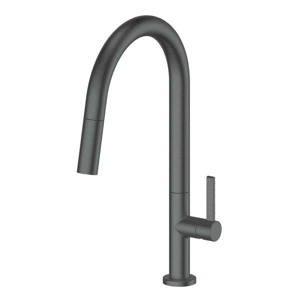 Greens Luxe Pull-Down Sink Mixer Gunmetal