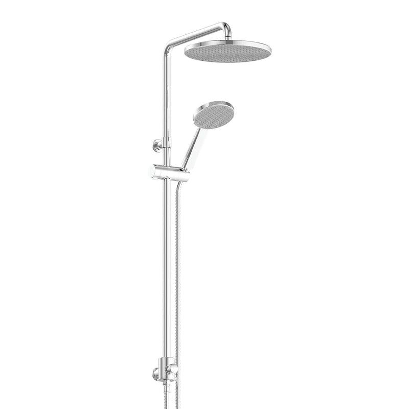 Greens Glide RainBoost Twin Rail Shower Chrome