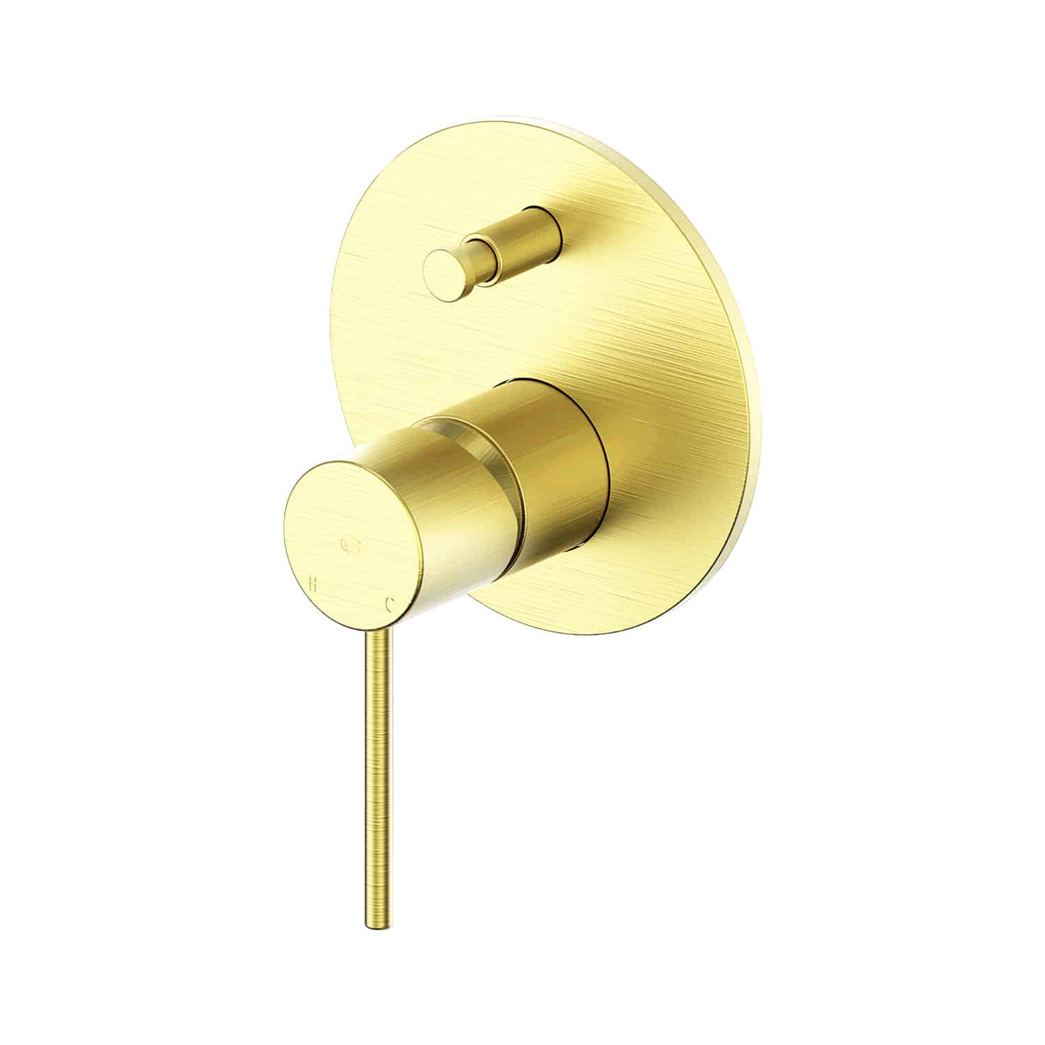 Greens Gisele Shower/Bath Diverter Mixer Brushed Brass