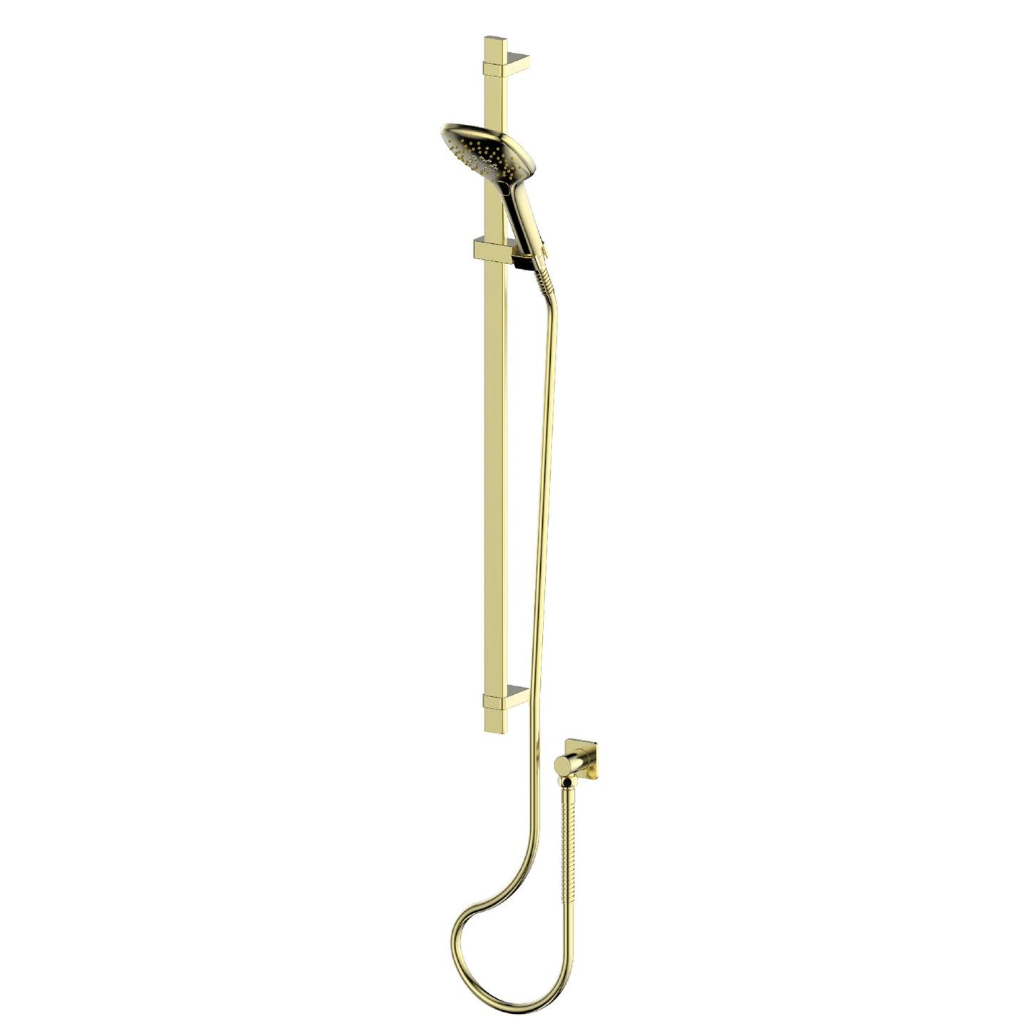 Greens Skyla AirFlo™ Rail Shower Brushed Brass
