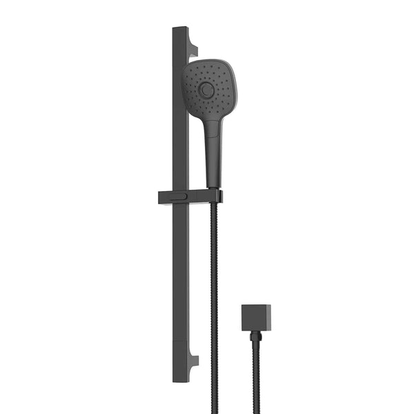 Greens Corban Adjustable Rail Shower Matte Black