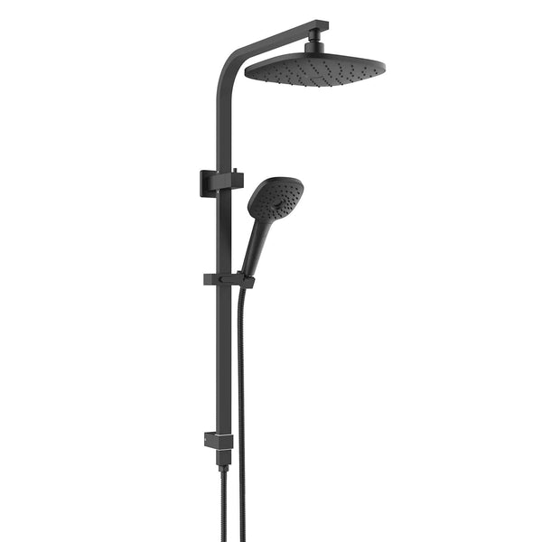Greens Corban Twin Rail Shower Matte Black