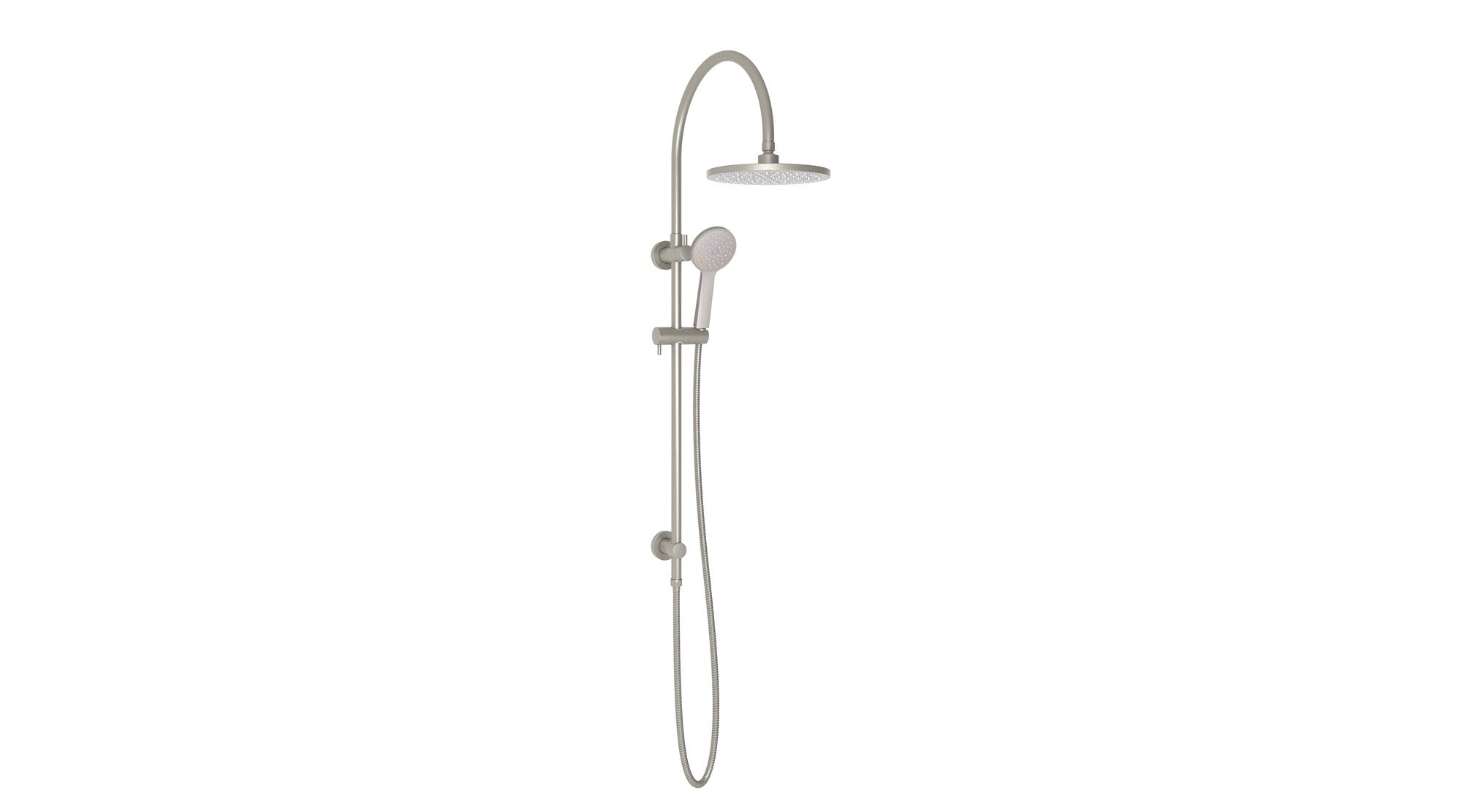 ADP Soul Classic Gooseneck Shower Set Brushed Nickel