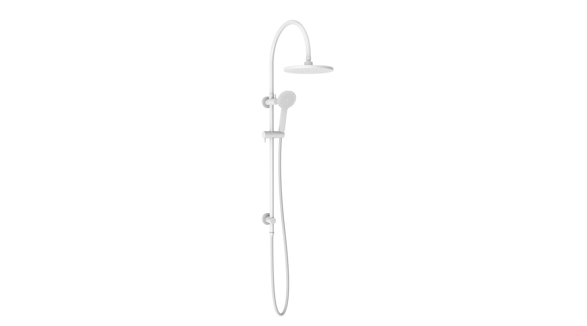 ADP Soul Classic Gooseneck Shower Set Matte White