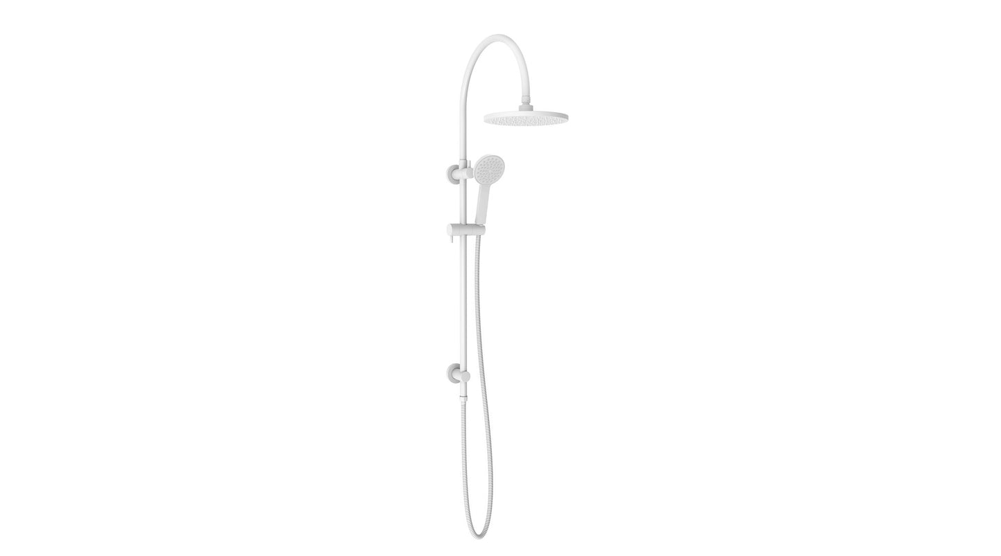 ADP Soul Classic Gooseneck Shower Set Matte White