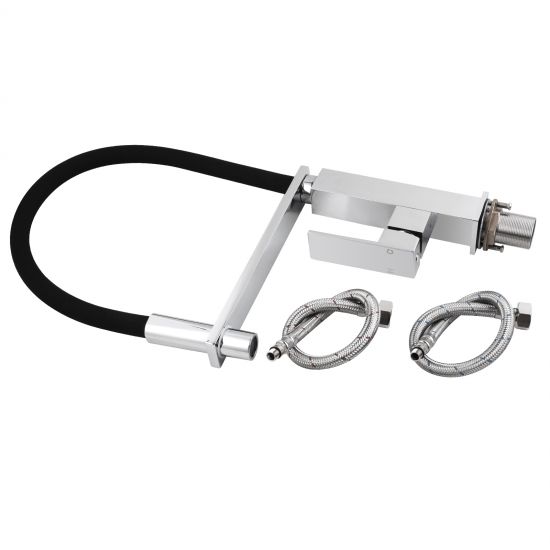 Aquaperla Ottimo 360° Swivel Chrome Kitchen Sink Mixer Tap Hot & Cold Faucet