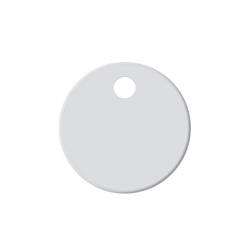 Matte White Seat Hinge Covers for Slim Seats