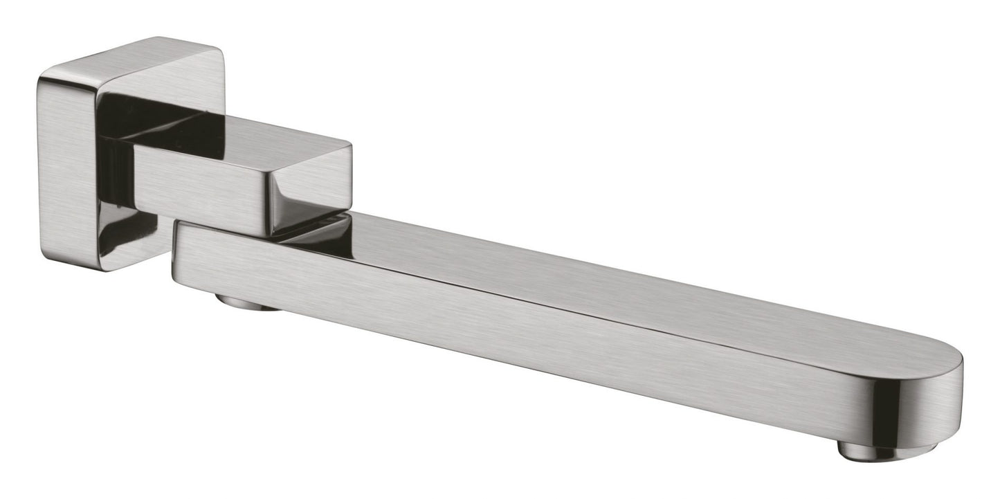 Nero Bianca/Ecco Swivel Bath Spout Brushed Nickel