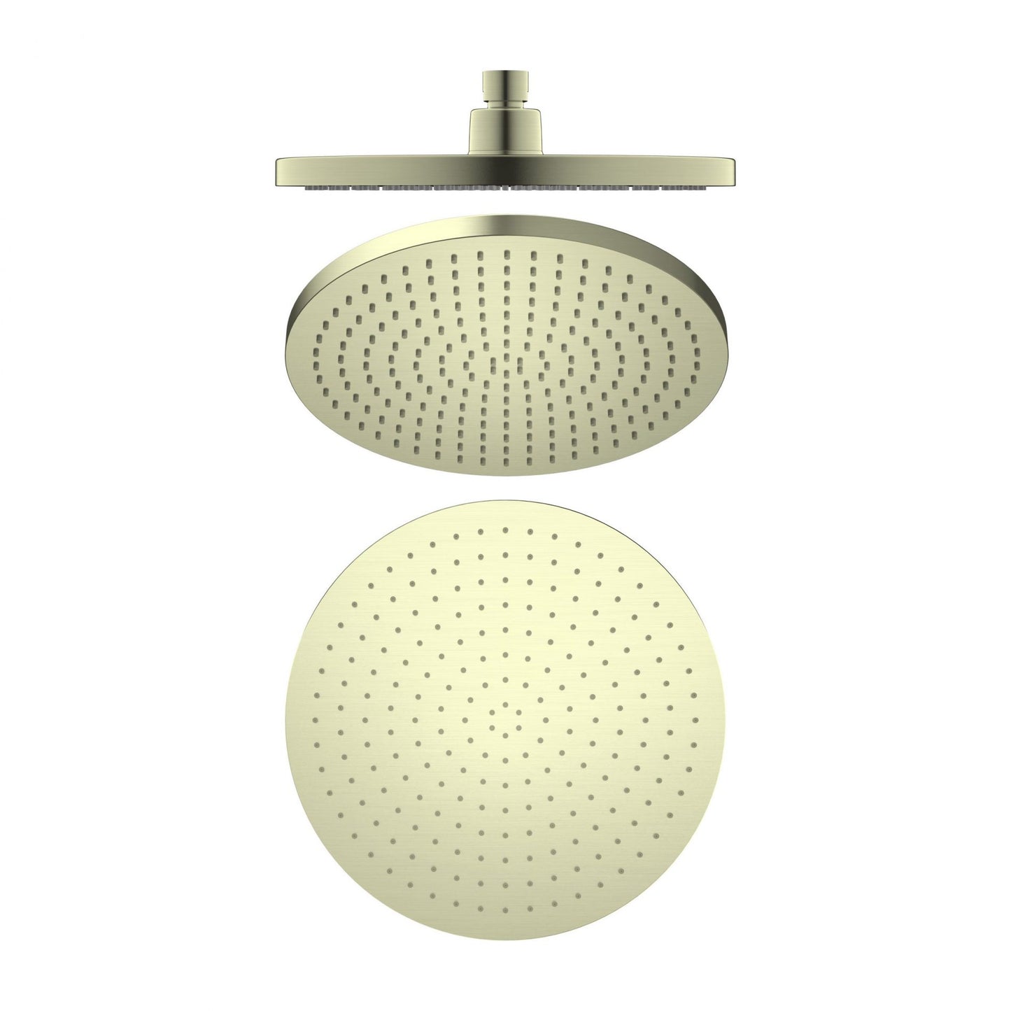 Nero Opal Air Shower Head 230mm Round Brushed Gold