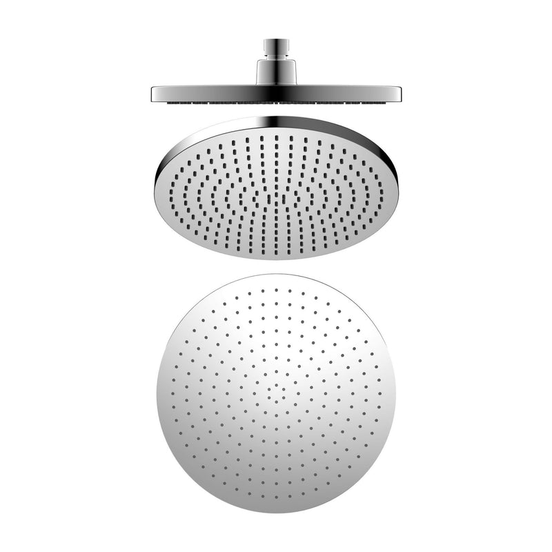 Nero Opal Air Shower Head 230mm Round Chrome