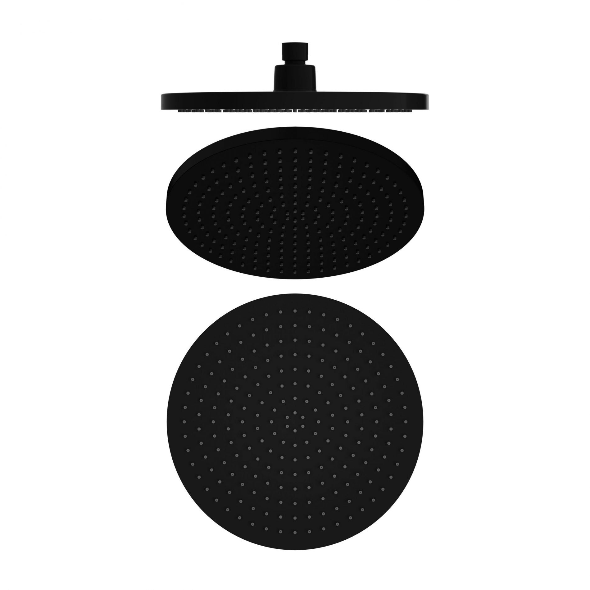 Nero Opal Air Shower Head 230mm Round Matte Black