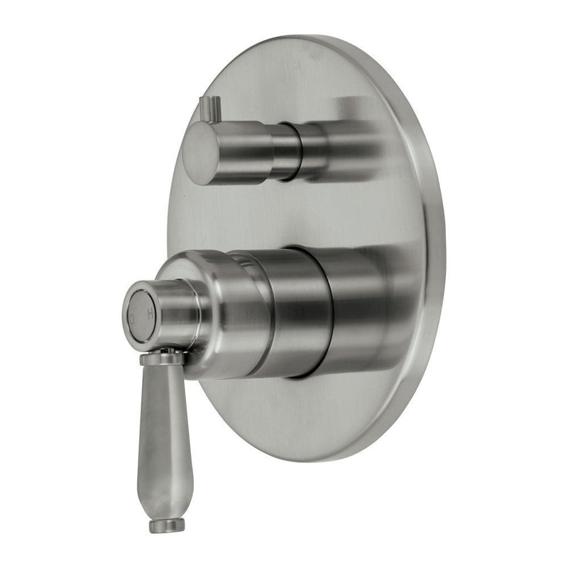 Fienza Eleanor Wall Mixer Diverter - Brushed Nickel