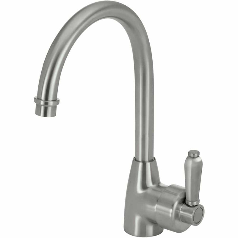 Fienza Eleanor Gooseneck Sink Mixer - Brushed Nickel