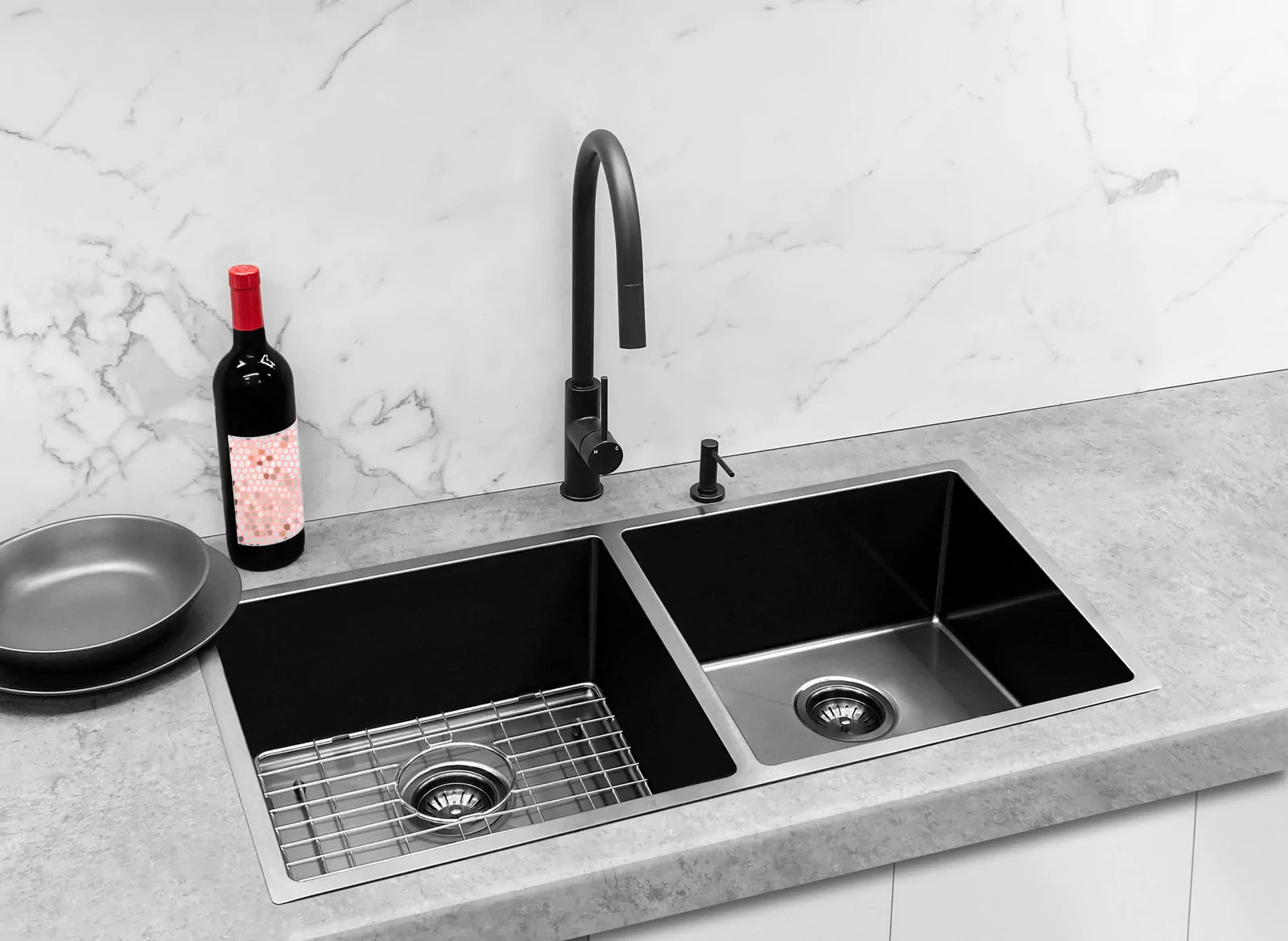 Meir Lavello Protection Grid For MKSP–D760440 (2pcs) Gunmetal Black