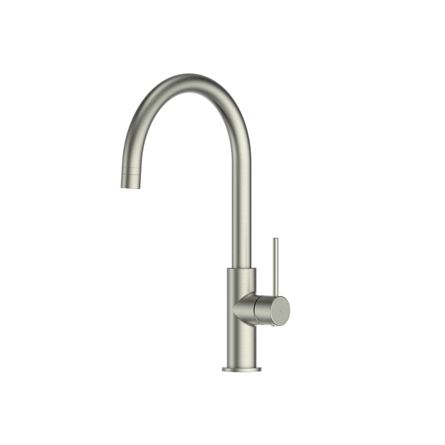 Greens Maci Gooseneck Sink Mixer  Brushed Nickel