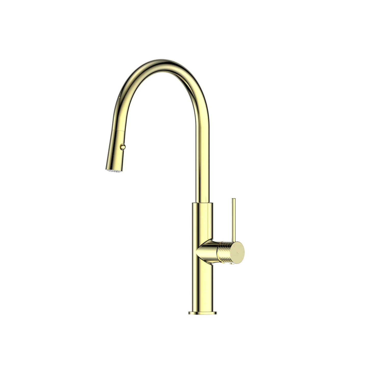 Greens Mika Pull-down Sink Mixer Brushed Brass