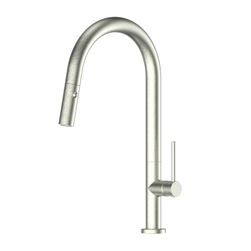Greens Tesora Pull Down Sink Mixer Brushed Nickel