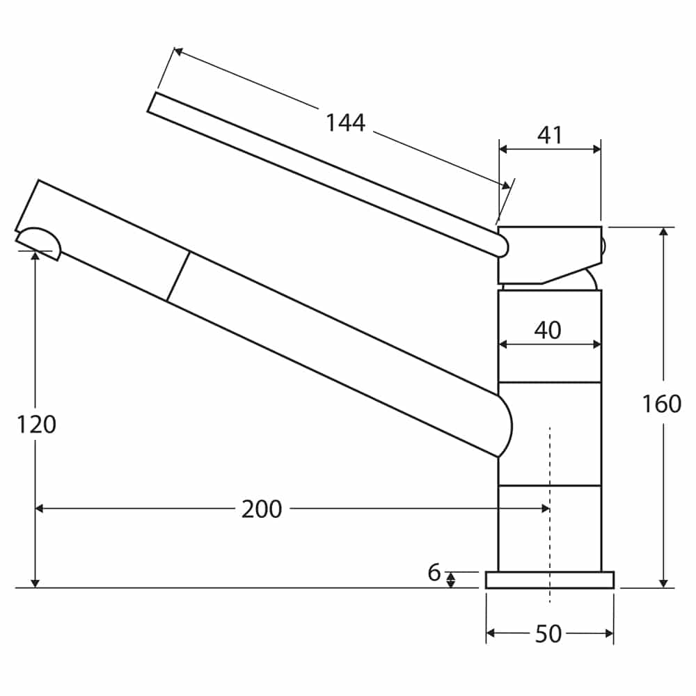 Fienza Isabella Care Swivel Sink Mixer