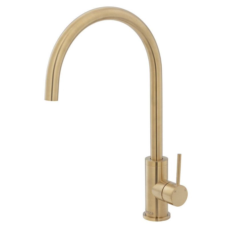Fienza KAYA Sink Mixer Urban Brass Gold