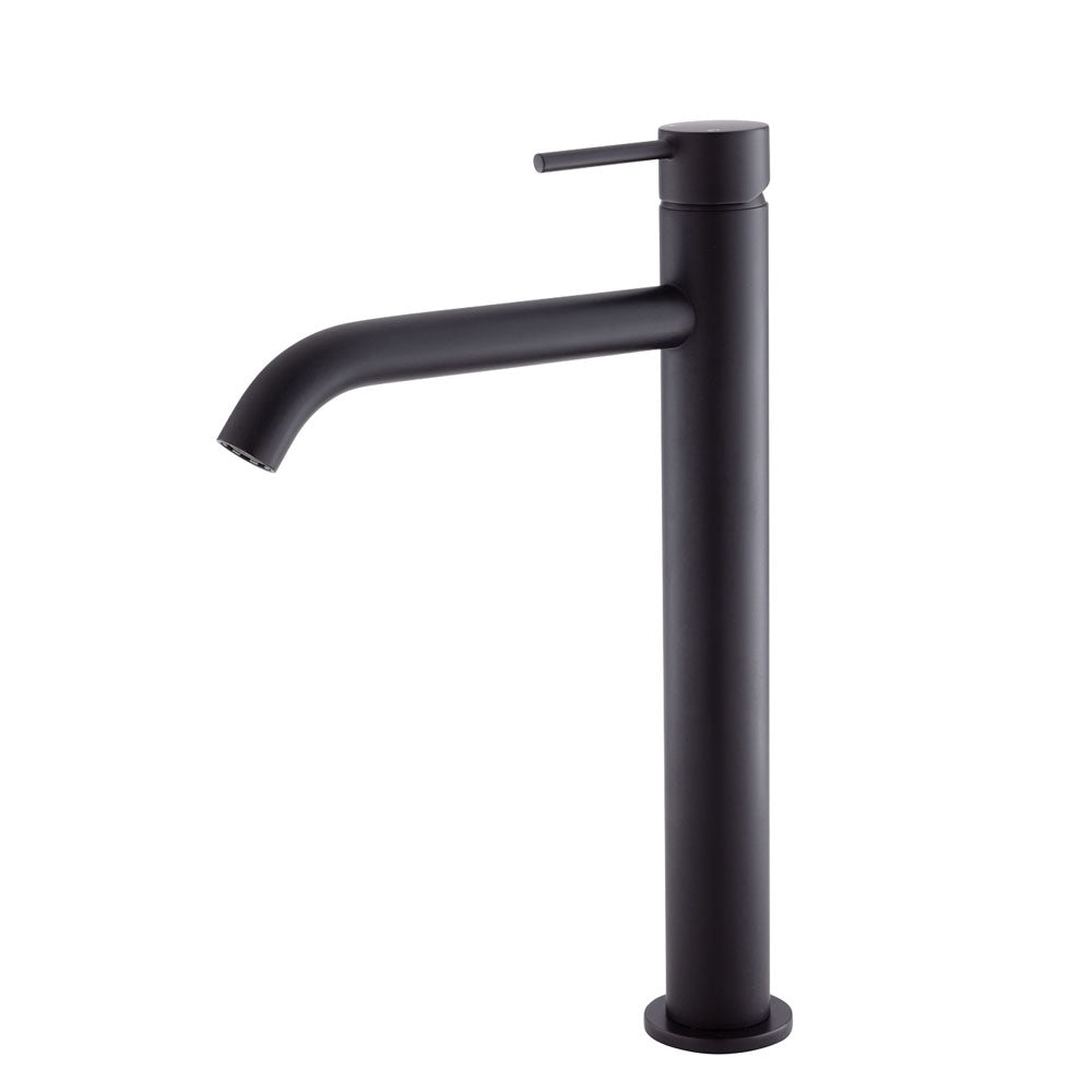 Fienza Kaya Tall Basin Mixer Matte Black