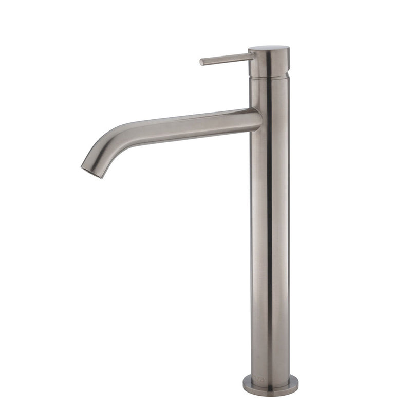Fienza Kaya Tall Basin Mixer Brushed Nickel