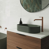 Fienza Kaya Tall Basin Mixer - Brushed Copper