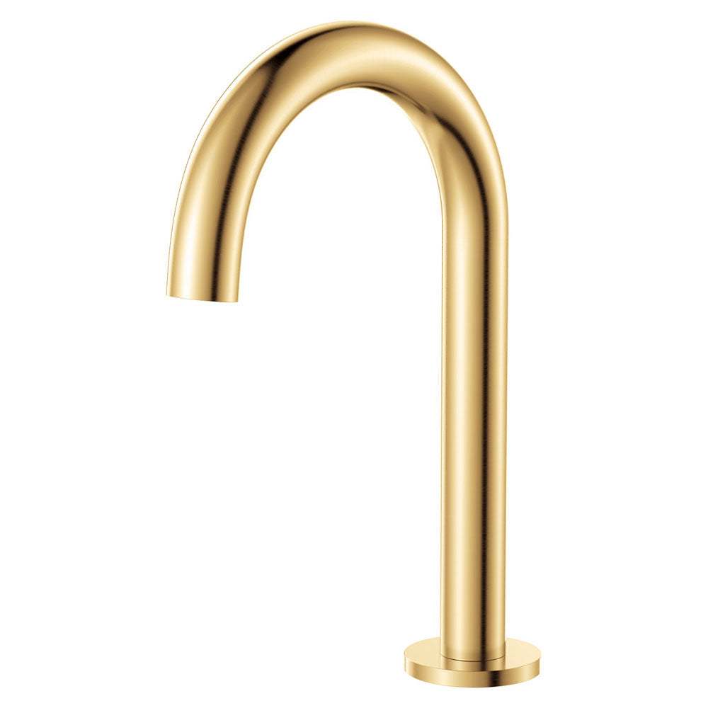 Fienza Kaya Hob-Mounted Basin/Bath Outlet, Urban Brass