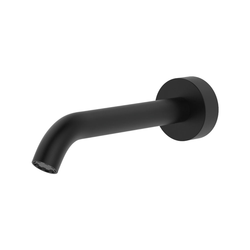 Fienza Kaya Basin/Bath Outlet, 180mm, Matte Black