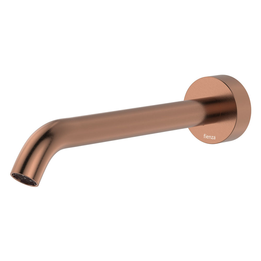 Fienza Kaya Basin/Bath Outlet, 220mm, Brushed Copper