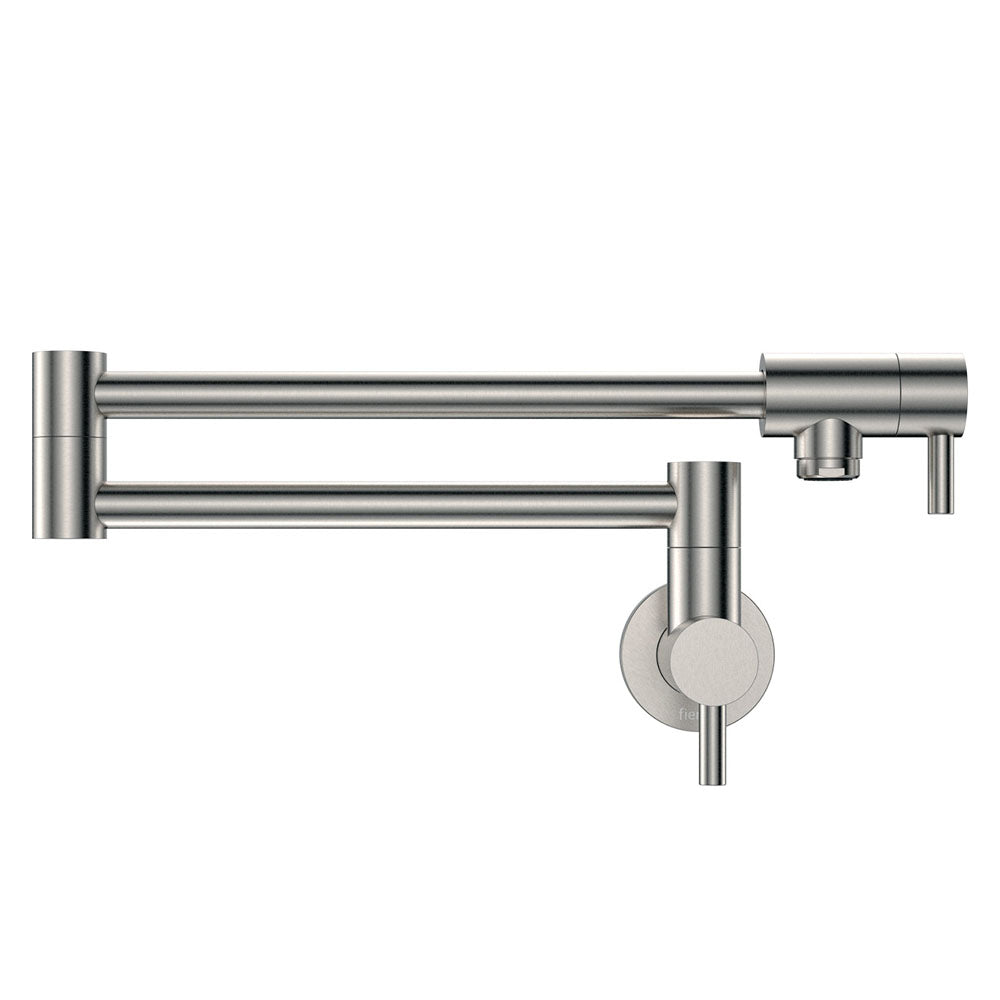 Fienza Kaya Pot Filler, Brushed Nickel