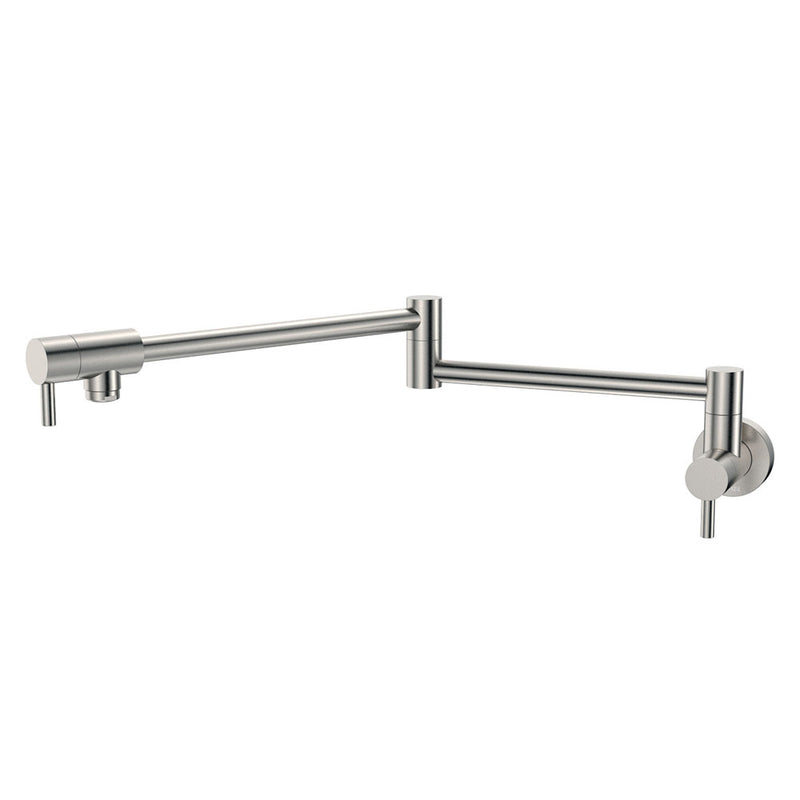 Fienza Kaya Pot Filler, Brushed Nickel