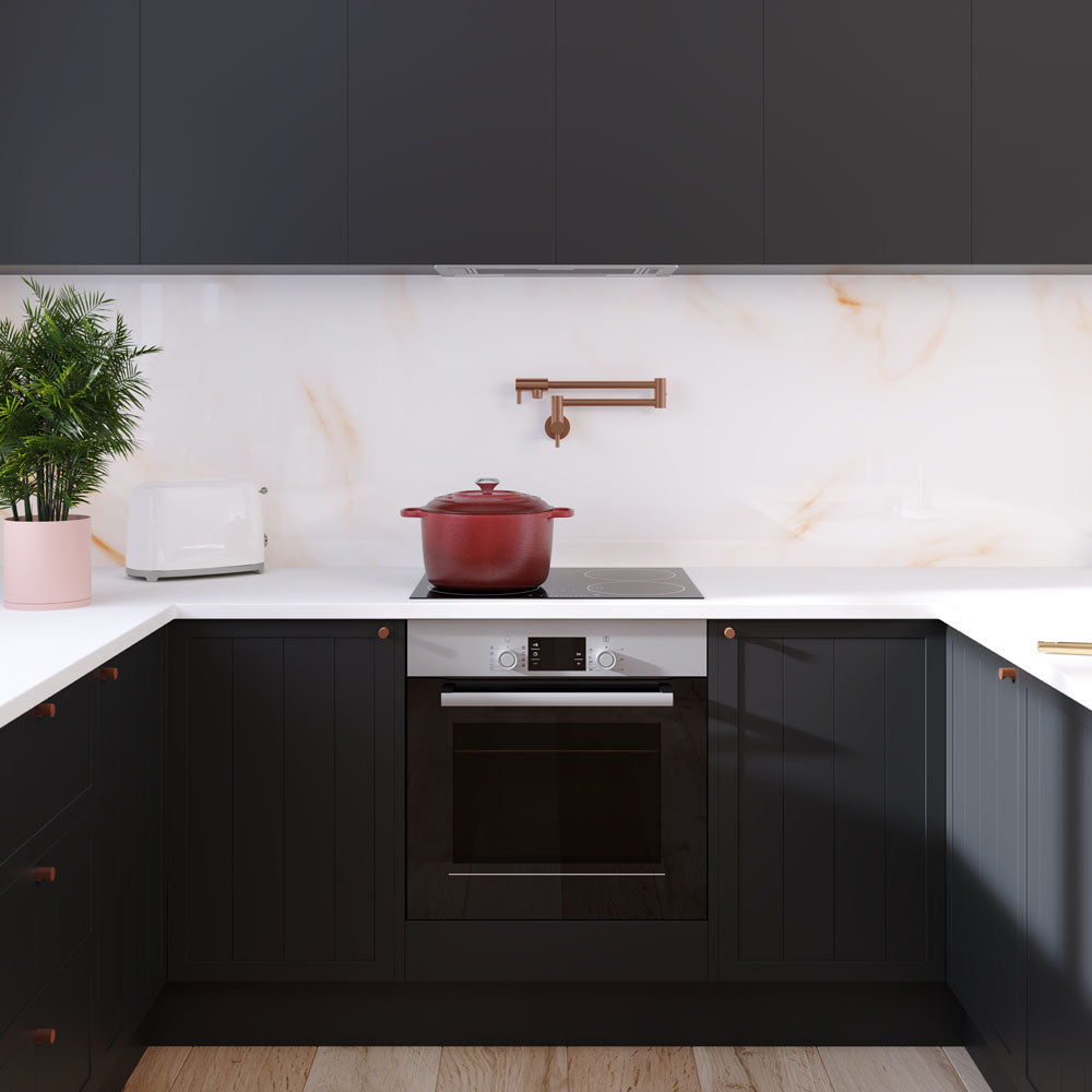 Fienza Kaya Pot Filler, Brushed Copper