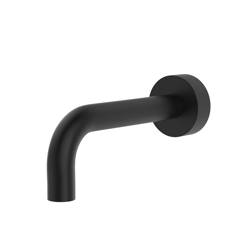 Fienza Kaya Basin/Bath Outlet, 130mm, Matte Black