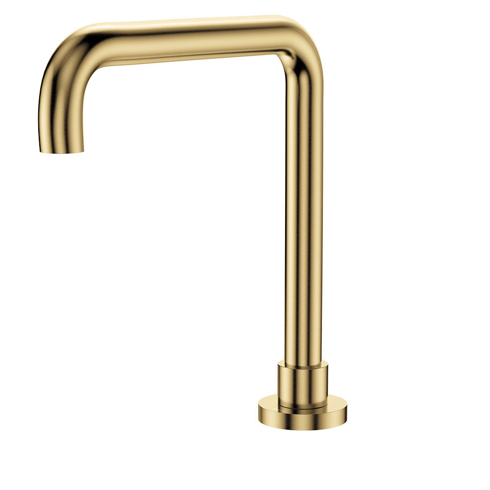 Fienza Kaya Squareline Hob Outlet, Urban Brass
