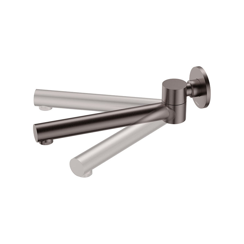 Fienza Kaya Swivel Basin/Bath Outlet, Gun Metal