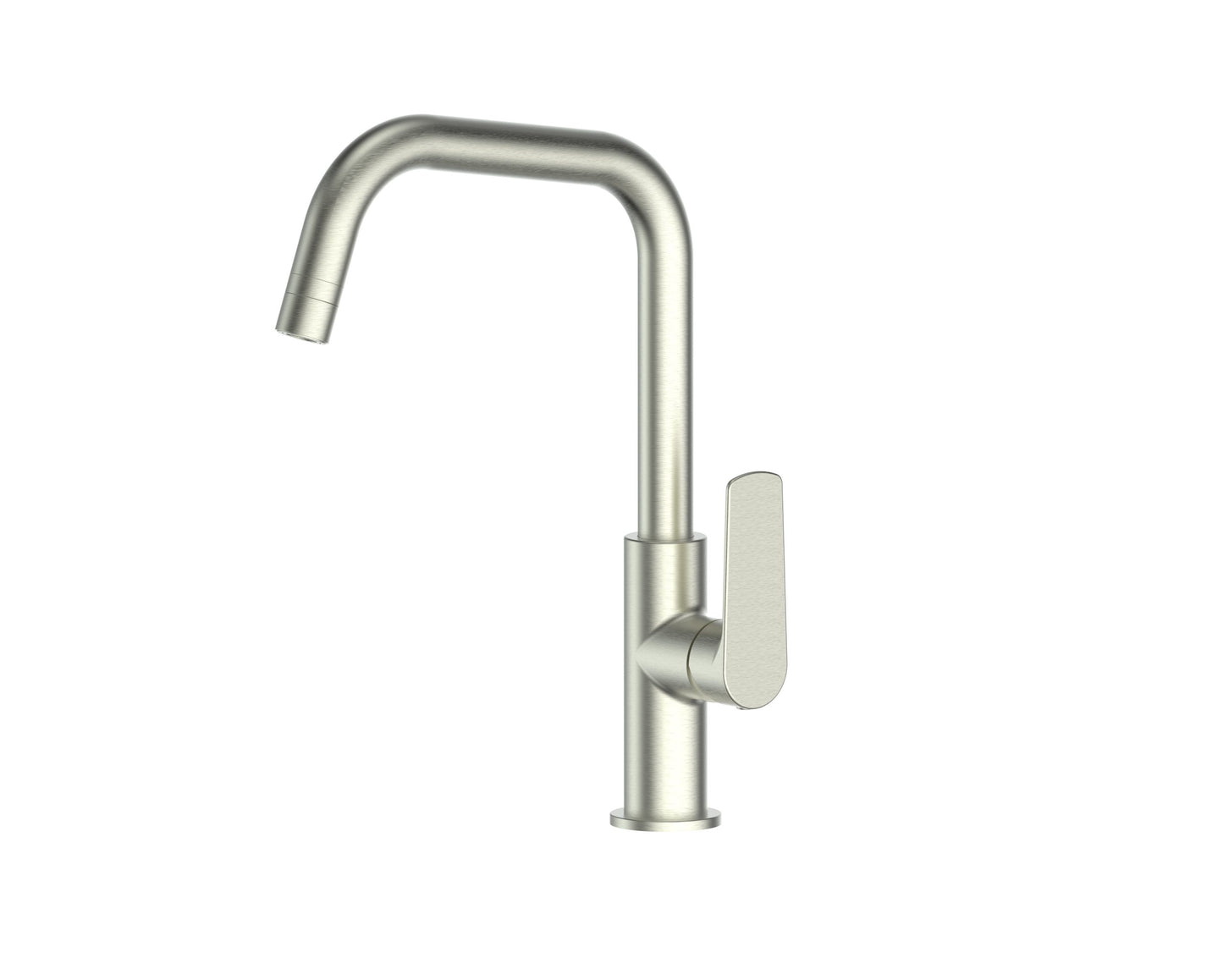 Greens Novi Gooseneck Sink Mixer w/Smart Aerator Brushed Nickel