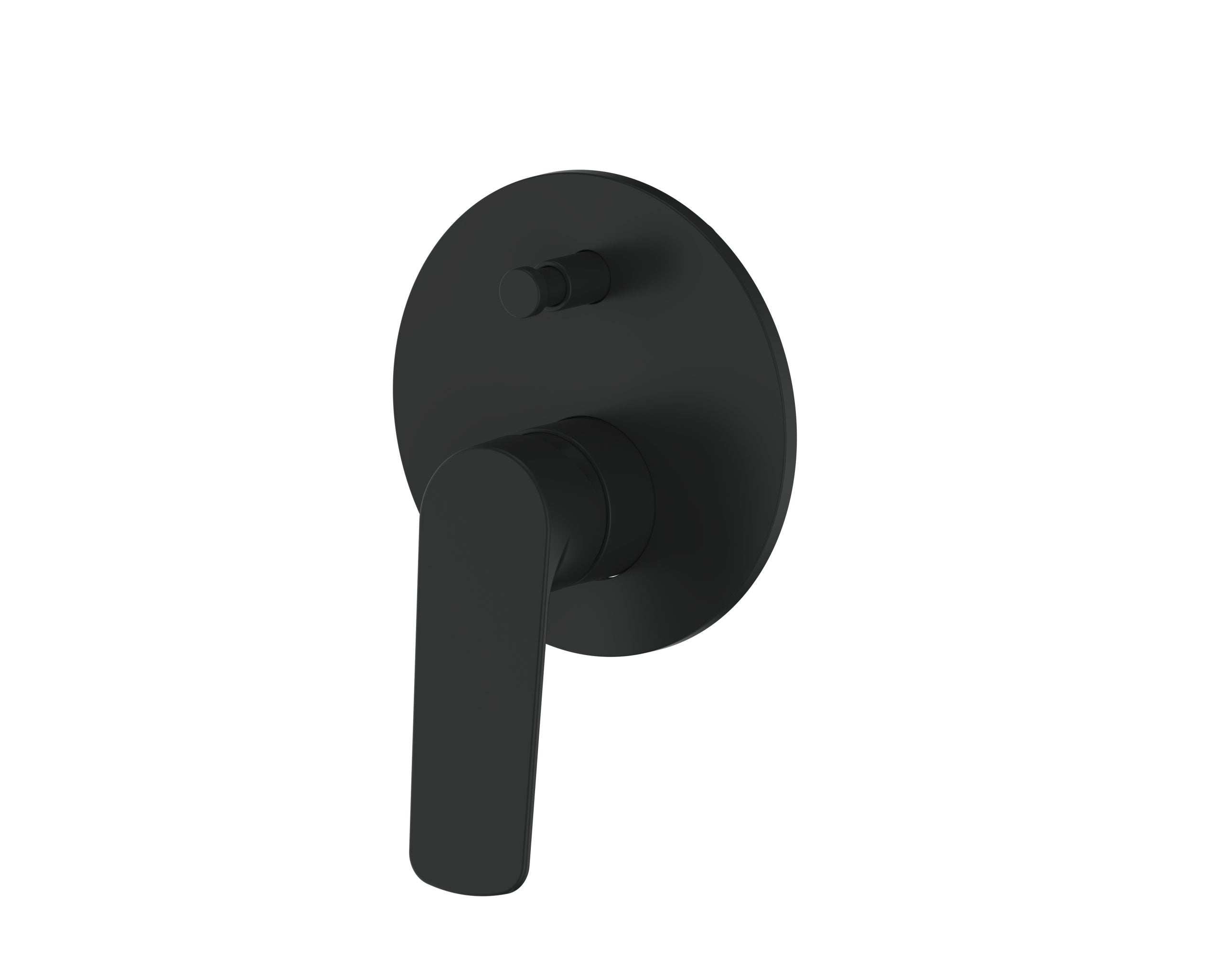 Greens Novi Shower Mixer w/Diverter Matte Black