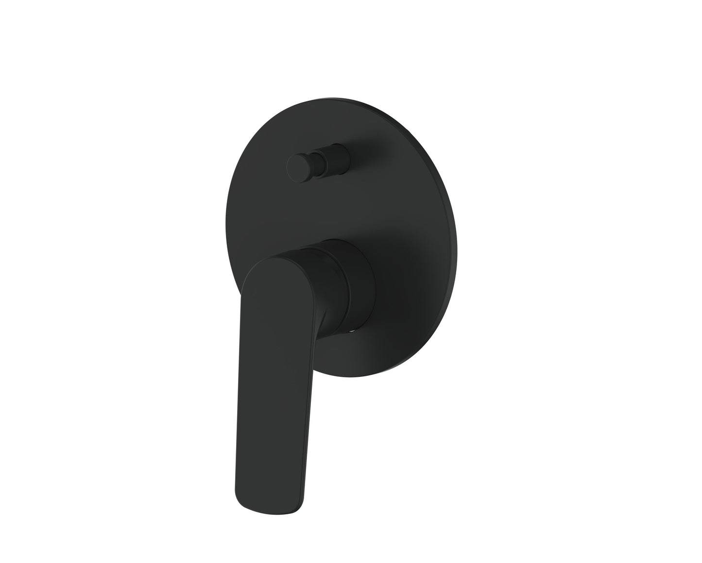 Greens Novi Shower Mixer w/Diverter Matte Black