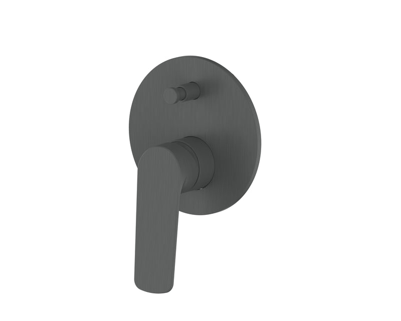 Greens Novi Shower Mixer w/ Diverter Gunmetal