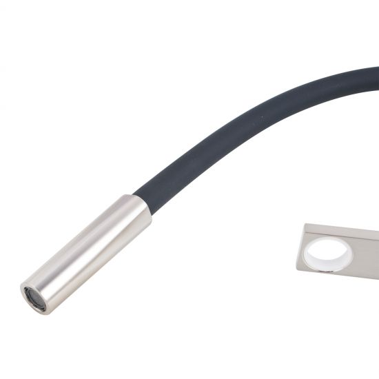 Aquaperla Ottimo Brushed Nickel 360° Swivel Kitchen Sink Mixer Tap Solid Brass Faucet