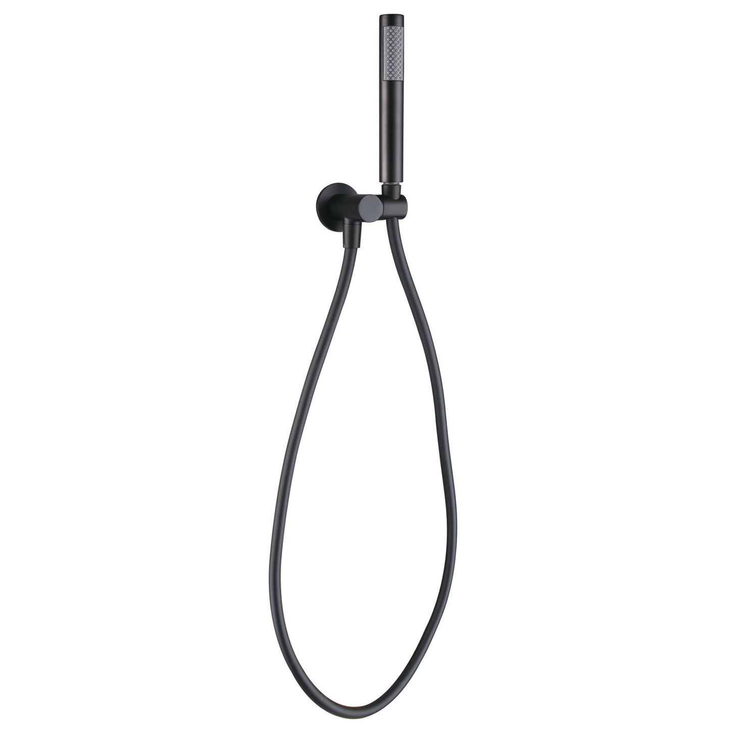 Modern National Star Matte Black Hand Shower on Bracket