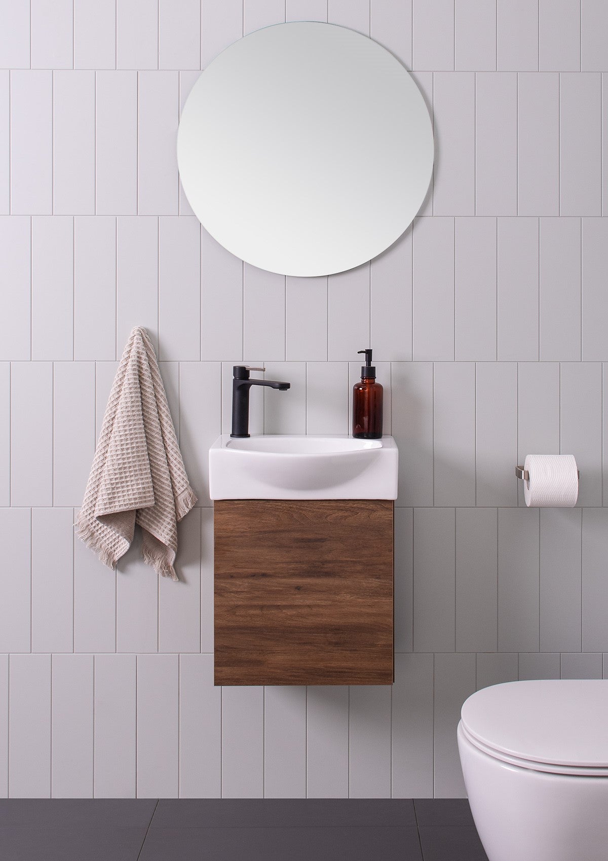 ADP Tiny Semi-Recessed Wall Hung Vanity 400mm