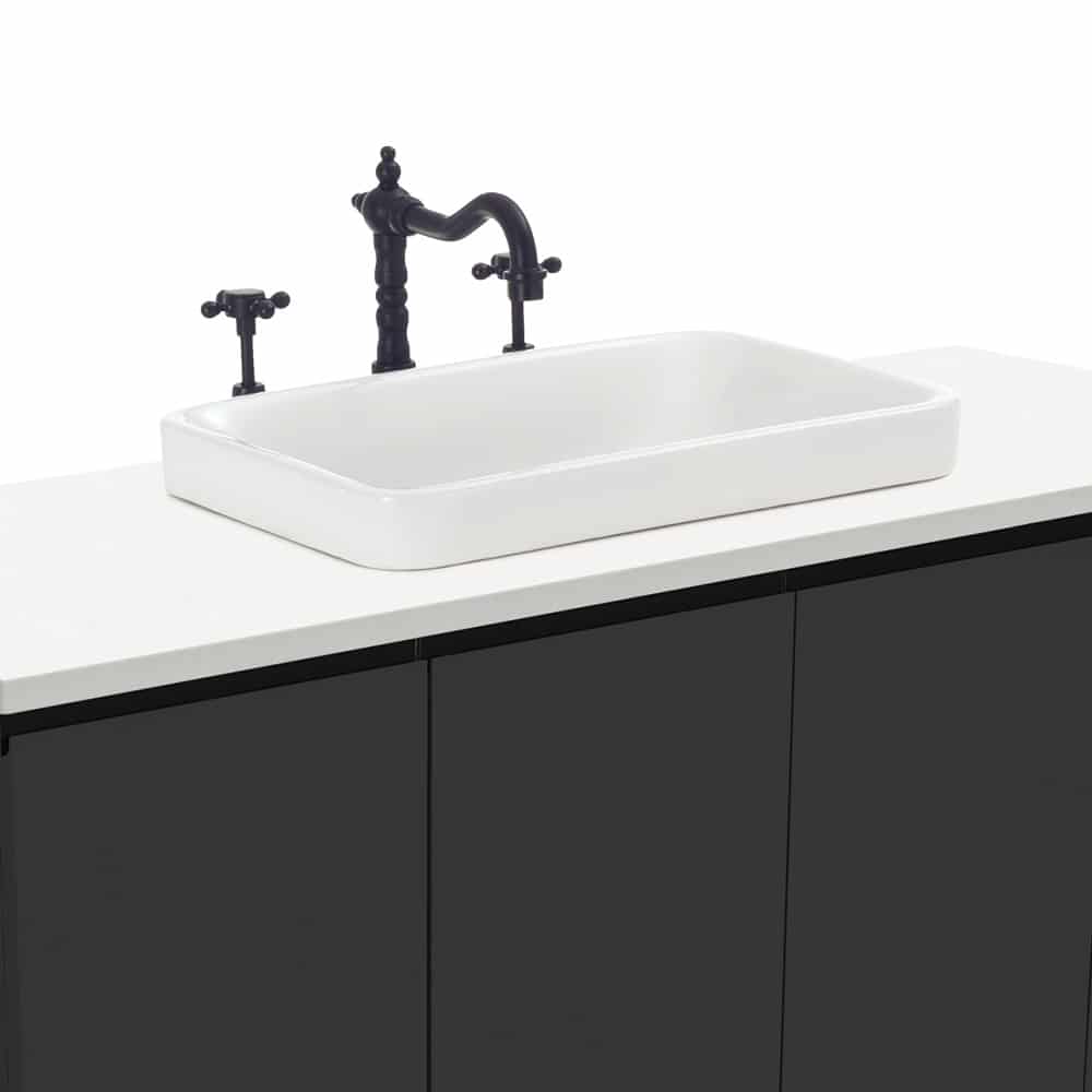 FIENZA LILLIAN Basin Set, Matte Black