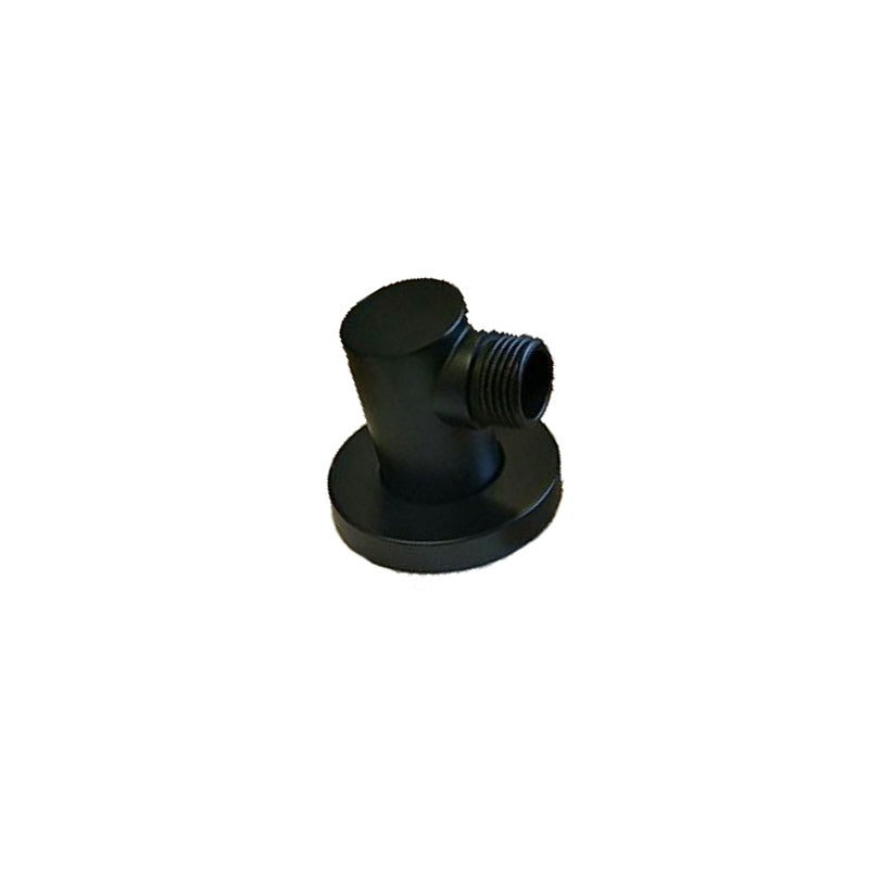 Aquaperla Round Black 3 Functions Handheld Shower Set With Rail Wall Mounted