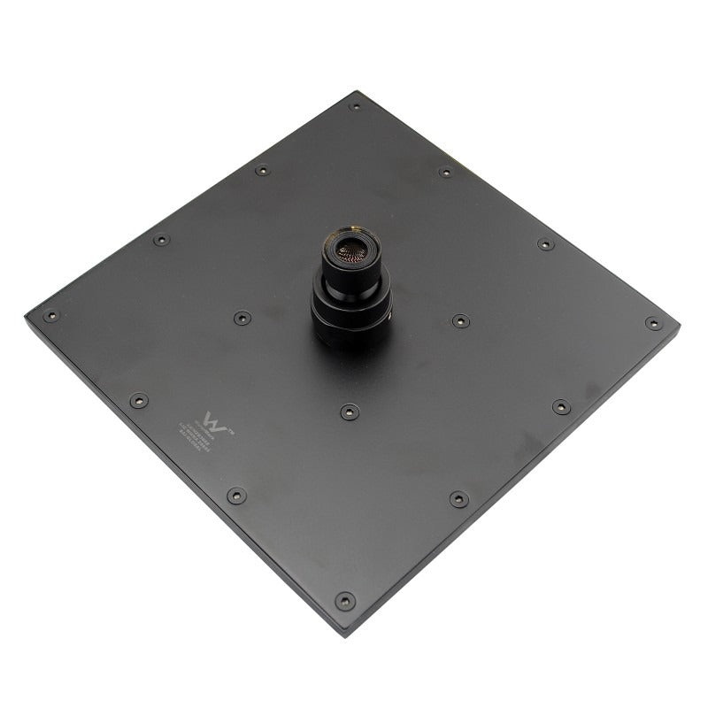 Aquaperla 300mm 12" Solid Brass Matt Black Square Nero Rainfall Shower Head WELS WATERMARK