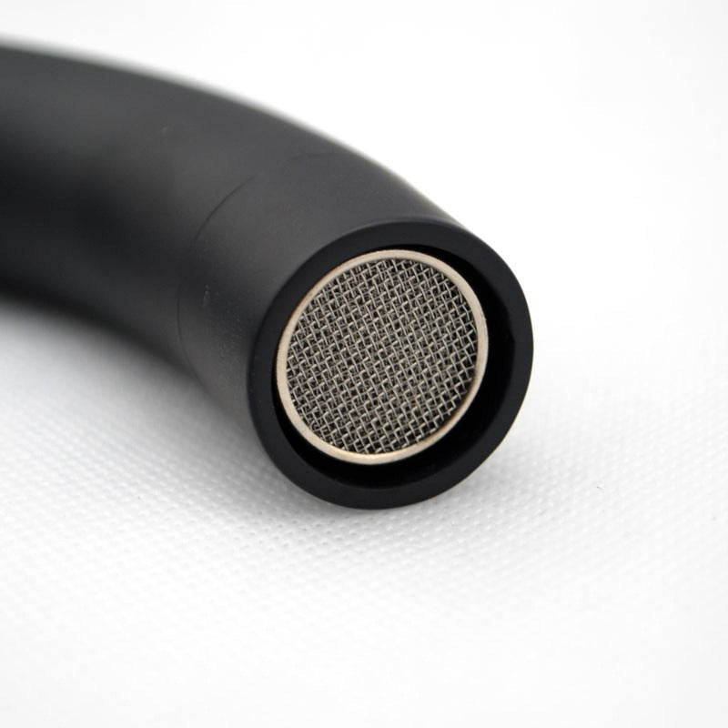 Aquaperla Euro Round Electroplated Matt Black Kitchen Sink Mixer Tap 360° Swivel