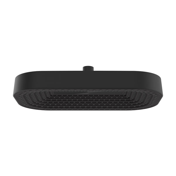 Fienza Kuro Shower Head, Soft Square - Matte Black